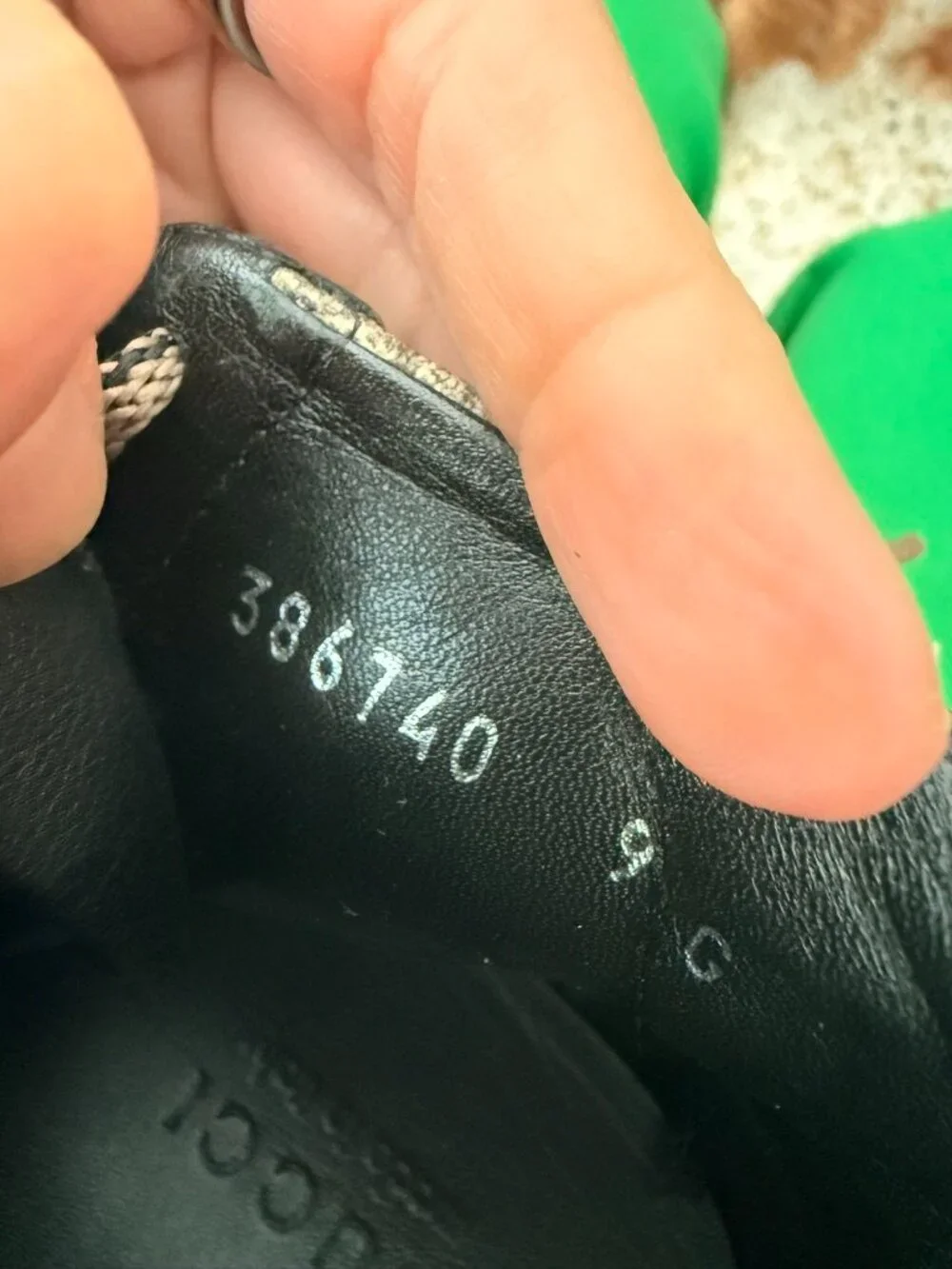 Gucci GG monogram booties size 9